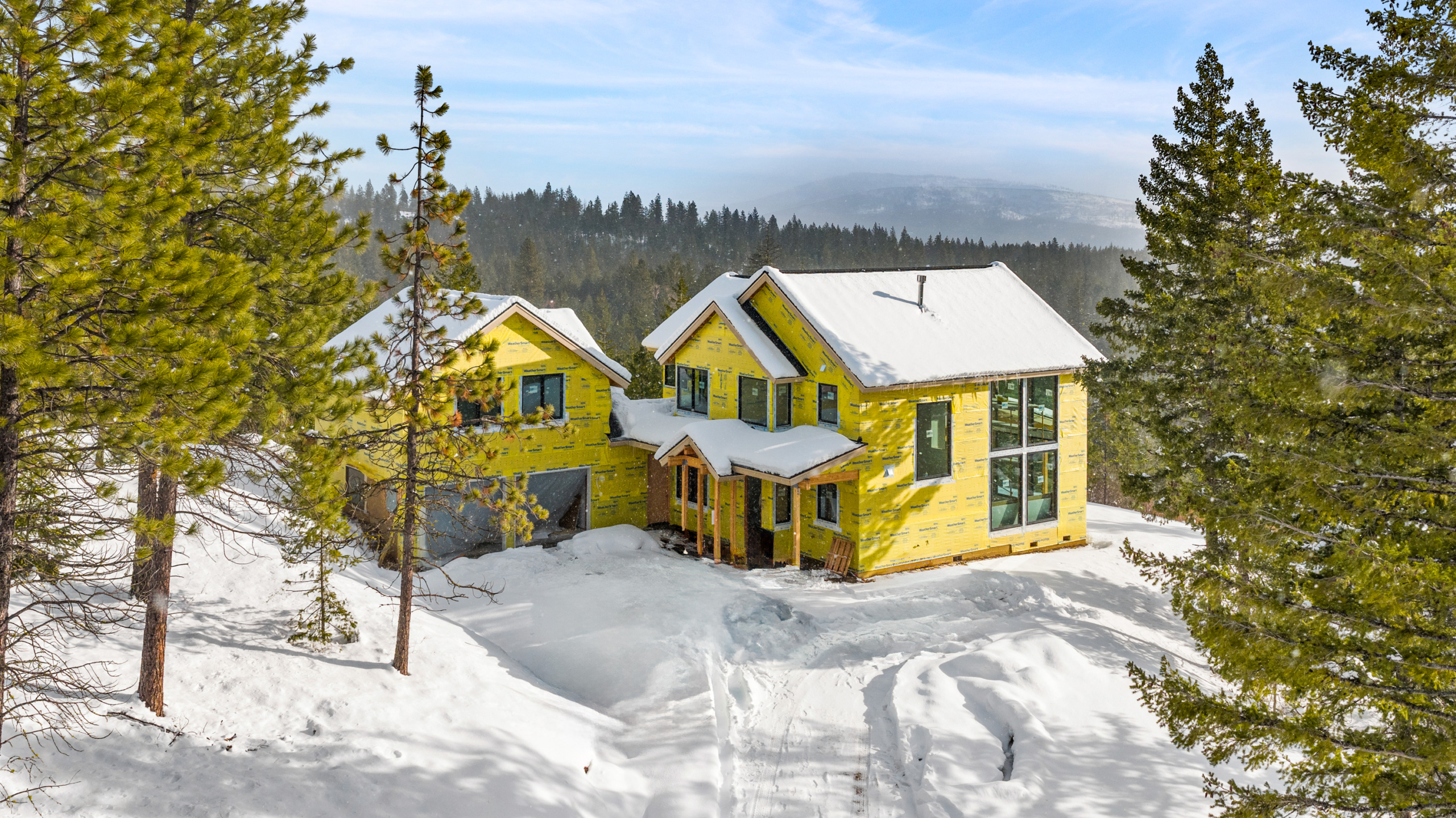 Home nearing completion - by Trailside Homes in Skyline Ridge in Cle Elum, WA