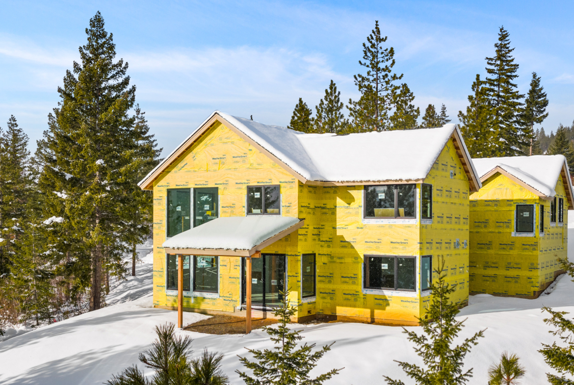 Home nearing completion - by Trailside Homes in Skyline Ridge in Cle Elum, WA