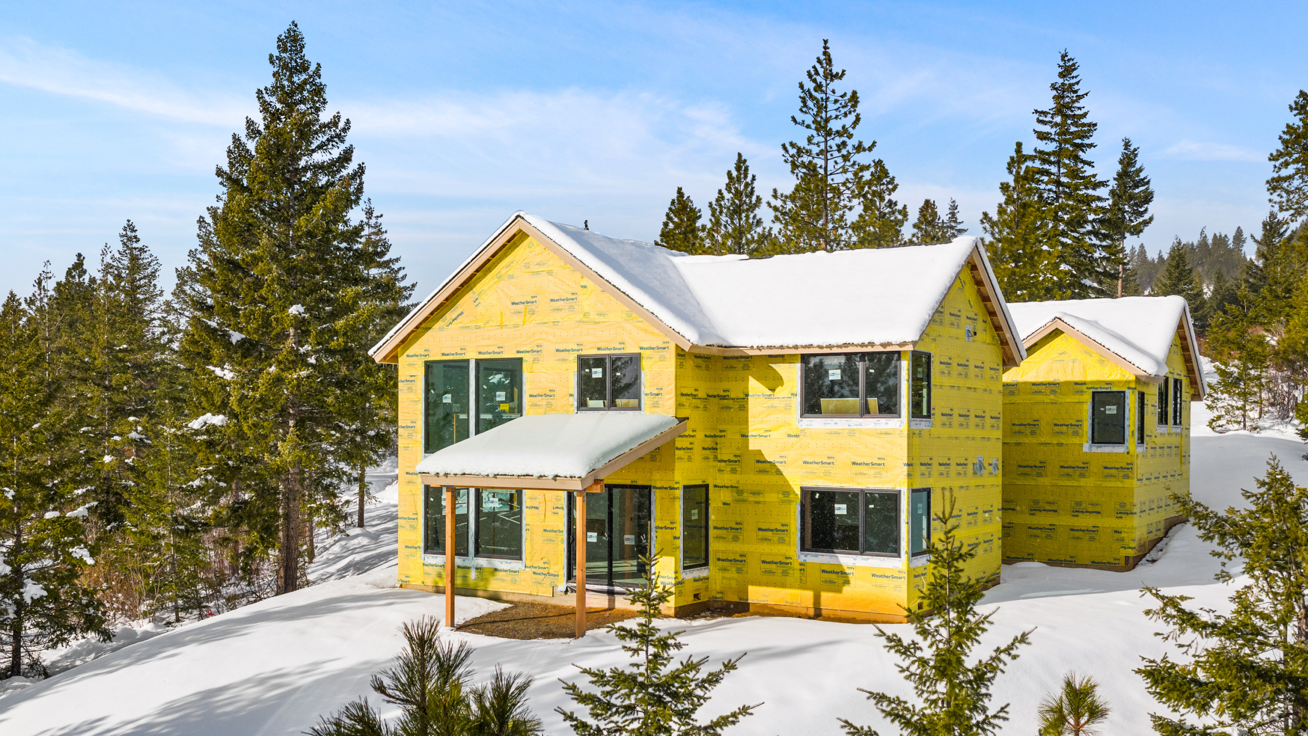 Home nearing completion - by Trailside Homes in Skyline Ridge in Cle Elum, WA