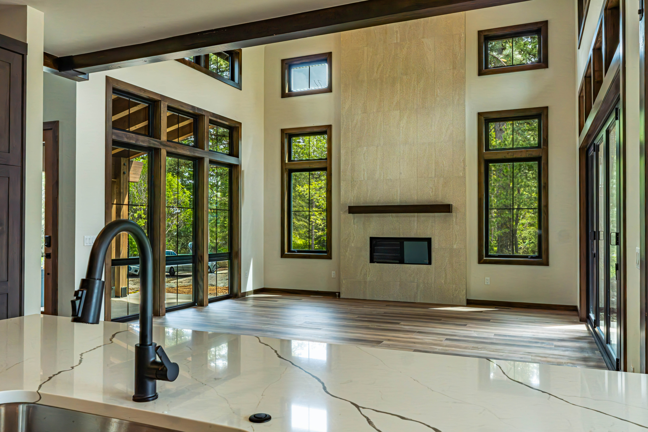 Skyline Ridge homesite 79 great room from kitchen