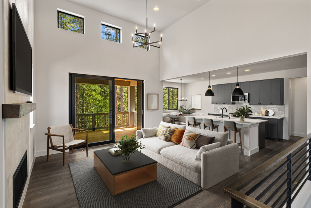 The Peak Living and Kitchen_Cam 1 virtual staging