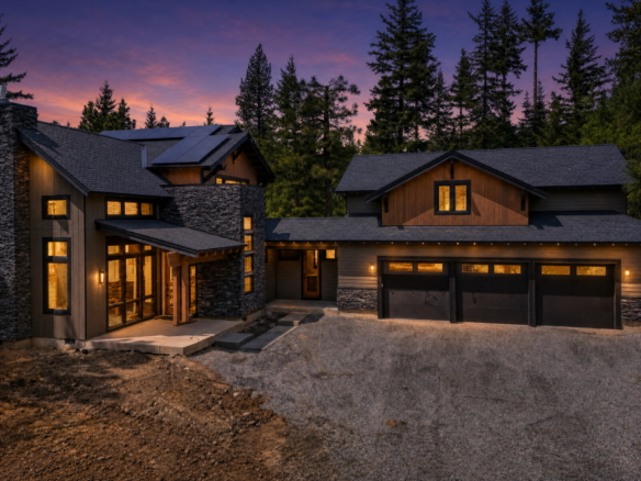 Skyline Ridge homesite 79 night