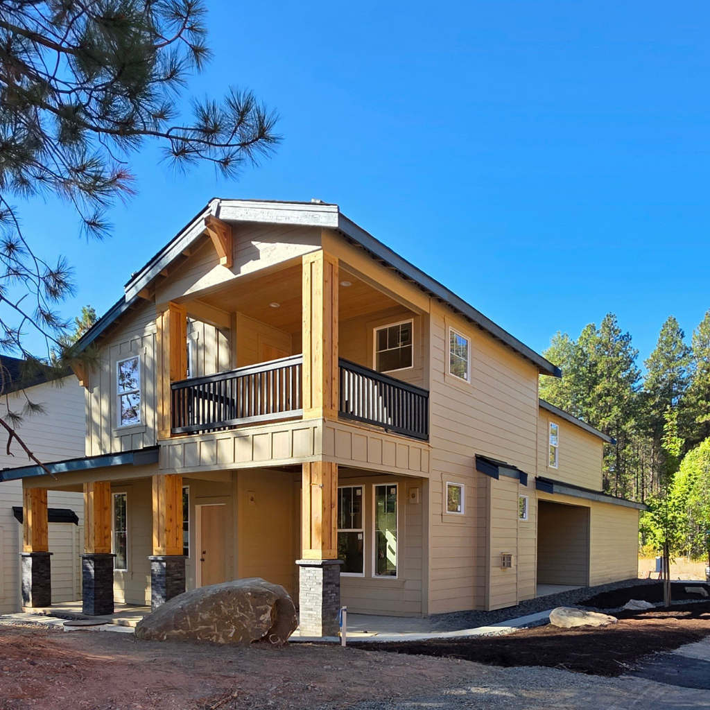 Ederra homesite 21 The Thorp exterior view in progress