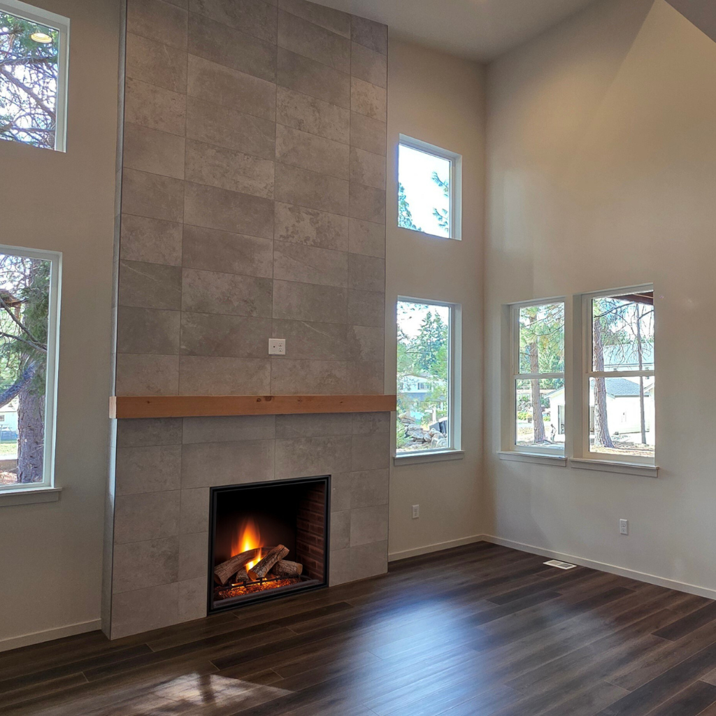 Trailside Homes at Ederra homesite 19 living room progress