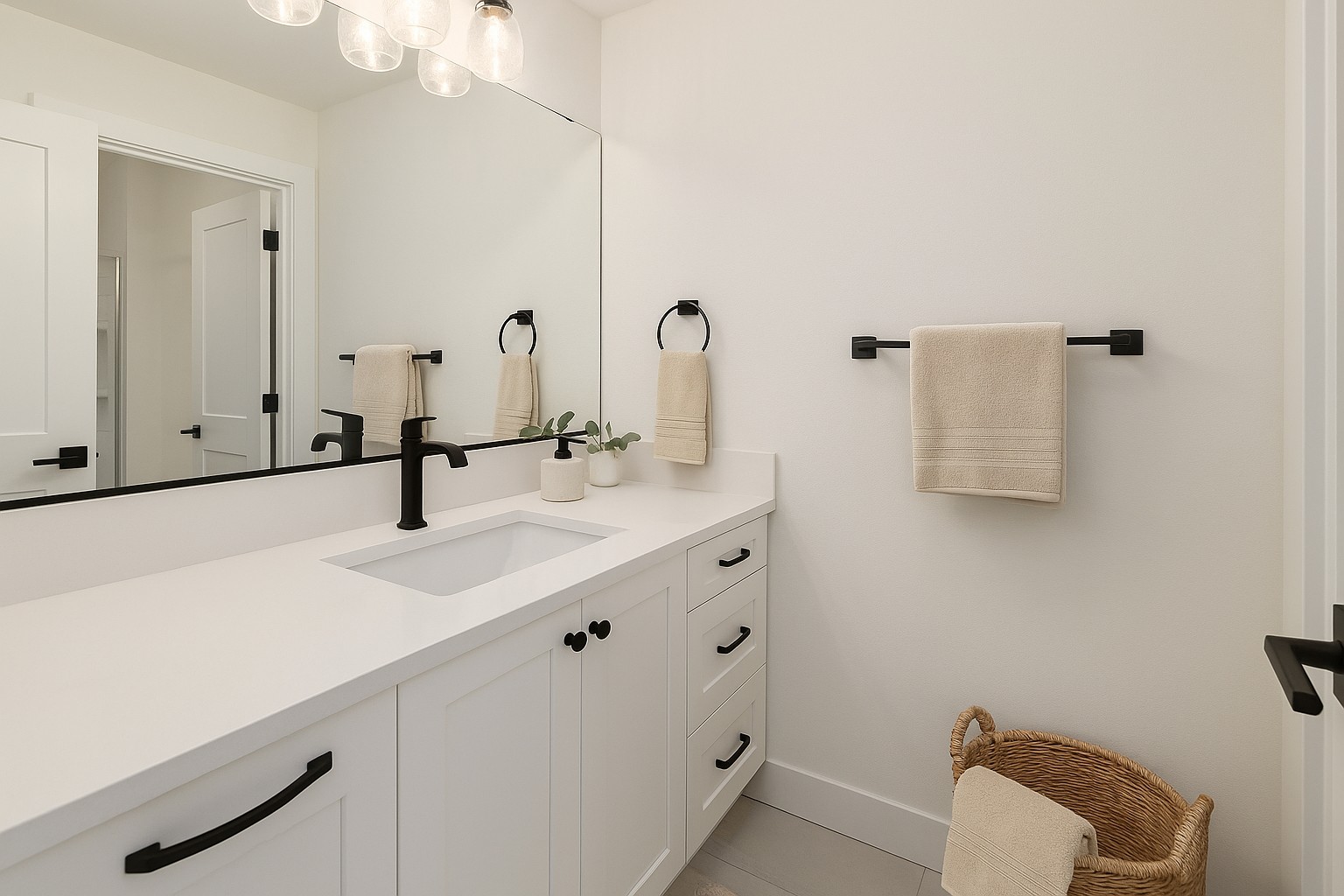 The Naches Ederra 7 hall bathroom sink