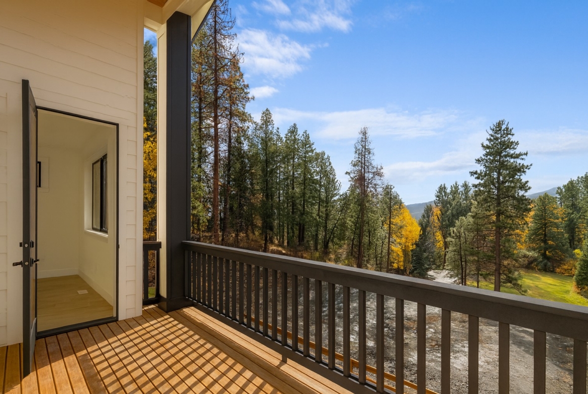 The Naches Ederra Lot 7 outdoor views of the backyard from the covered deck